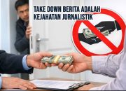 Wilson Lalengke: Take Down Berita Adalah Kejahatan Jurnalistik