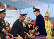 Kapolda Sultra Hadiri Upacara Peringatan HUT Sultra ke-62 di Lapangan Tugu Ex MTQ