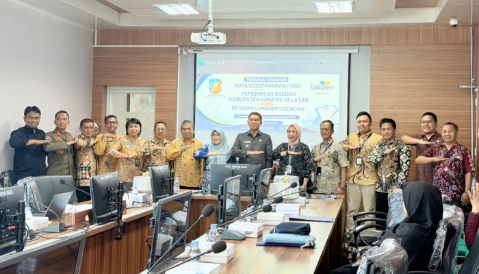 Pemkab Konsel Mengandeng PT Taspen Beri Perlindungan Layanan Bagi ASN