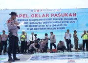 Pengamanan Hut Ke -195 Kendari, Polda Sultra Laksanakan Apel Gelar Pasukan