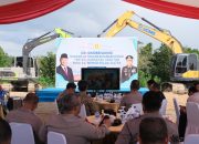 Gudang Pangan 1.000 Ton Dibangun di Sultra, Presiden Prabowo & Kapolri Ikut Ground Breaking Online