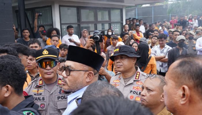 Aksi Mahasiswa di DPRD Sultra Berjalan Damai, Polresta Kendari Apresiasi Ketertiban