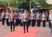 Brigjen Himawan Bayu Aji pimpin Welcome Parade di Polda Sultra. Tegaskan Soliditas Personel dan Semangat Pengabdian Untuk Polri Presisi