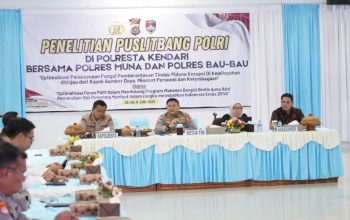 Kunjungan Tim Puslitbang Polri dalam Rangka Penelitian Fungsi Pemberantasan Korupsi dan Program Makan Bergizi Gratis di Wilayah Sultra
